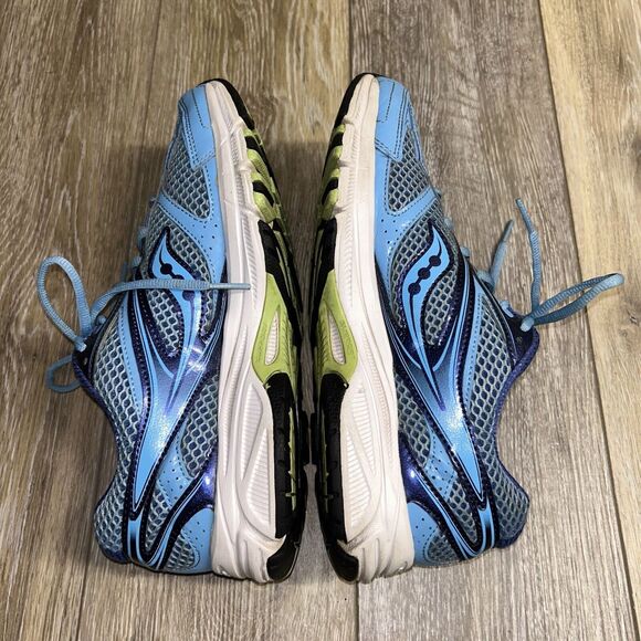 Saucony Cohesion 8 Womens US Size 9.5 Athletic Running Sneaker Shoes Blue Green - Picture 10 of 12